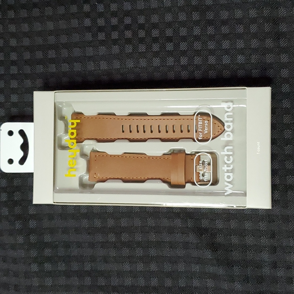 Heyday, brown, Fitbit, Versa, watch band, unisex